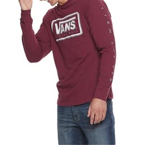 NWT VANS BOXED LOGO LONG SLEEVE TEE (XXL)